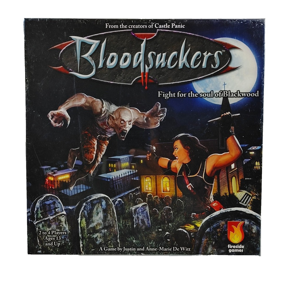 Bloodsuckers Board Game Fireside Horror Fighting Team Based Card Game